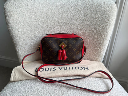 Louis Vuitton Saintonge Monogram Red