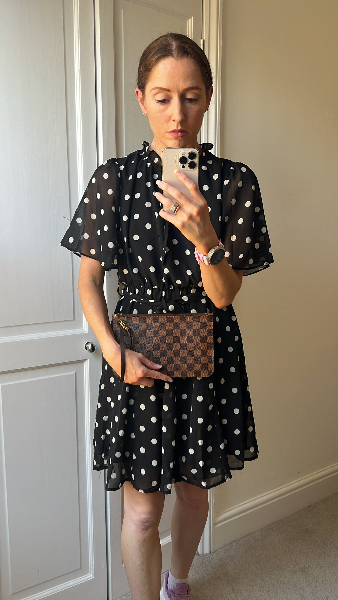 Louis Vuitton Pouch (from Neverfull) in Damier Ebene