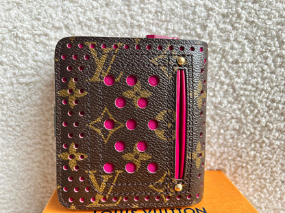 Louis Vuitton Perforated Monogram Fuchsia Compact Wallet