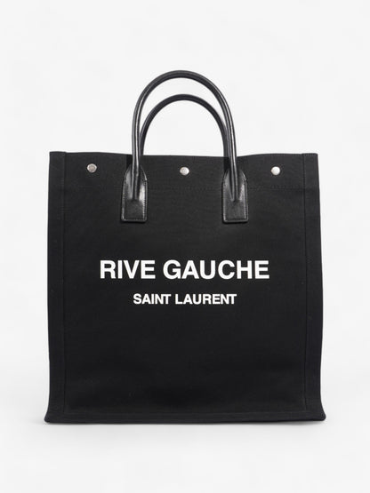 Saint Laurent Canvas Black Tote Bag