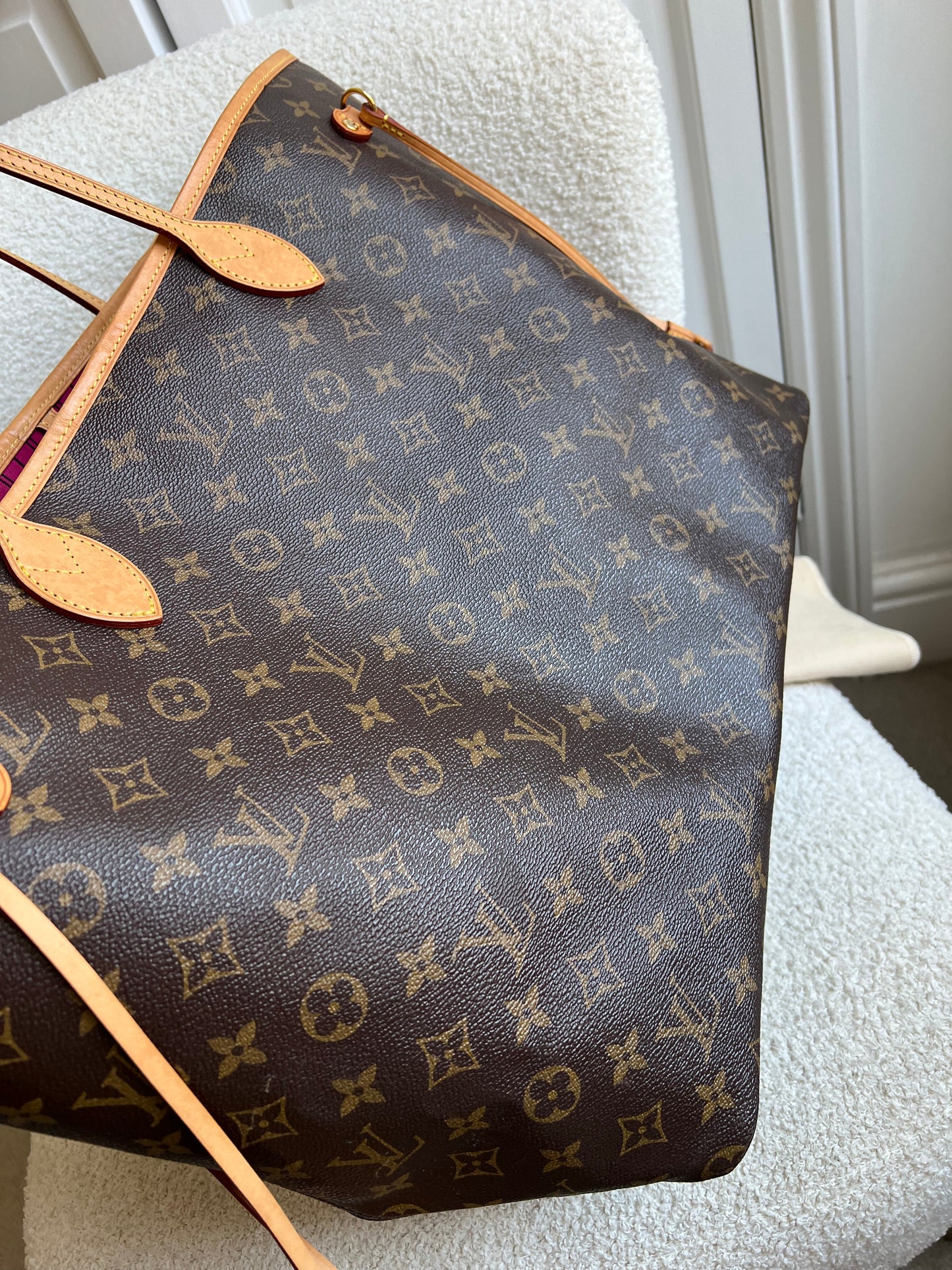 Louis Vuitton Neverfull GM Monogram Pivoine Interior (RRP £1,470)