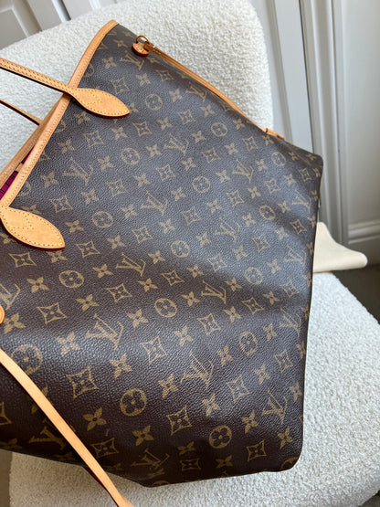 Louis Vuitton Neverfull GM Monogram Pivoine Interior (RRP £1,470)