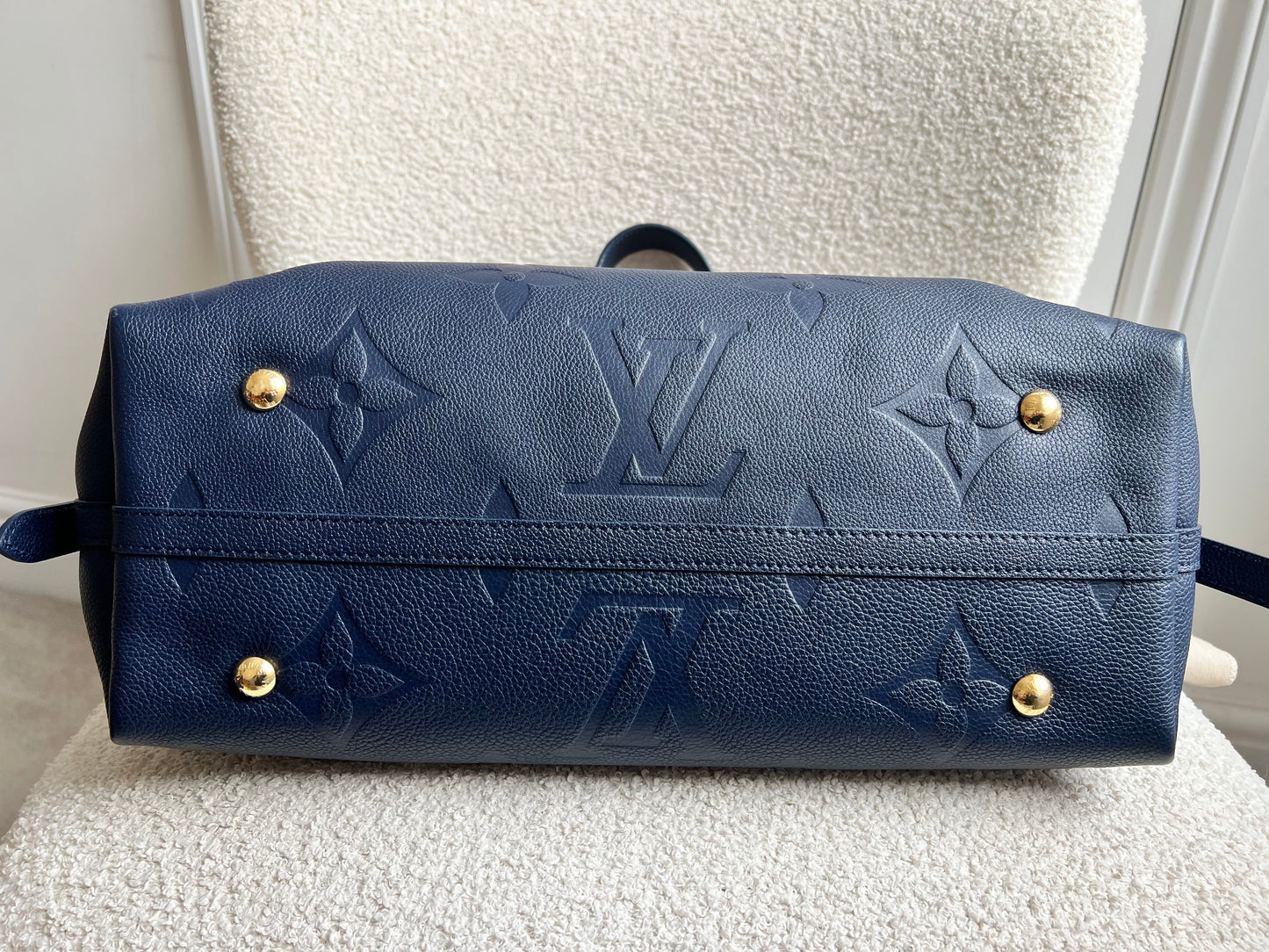 Louis Vuitton Carryall MM Navy Empreinte (RRP £2470)