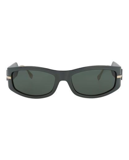 Fendi Womens Shield/Wrap Green Green Green Fashion Designer Eyewear