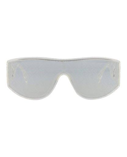 Fendi Mens Shield/Wrap Crystal Crystal Smoke Fashion Designer Eyewear
