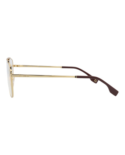 Fendi Mens Aviator Gold Gold Transparent Fashion Designer Eyewear