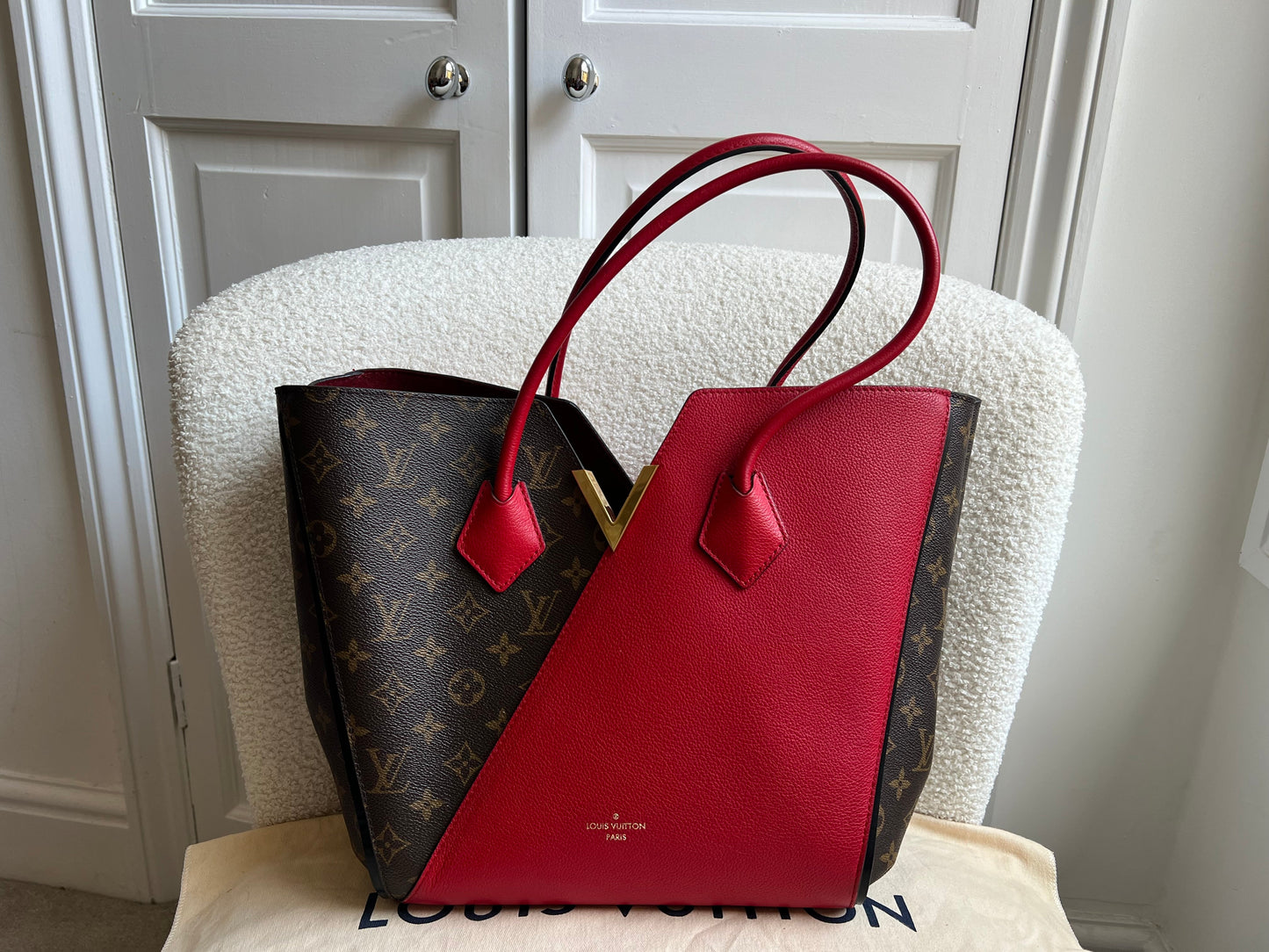 Louis Vuitton Kimono Bag Monogram and Red