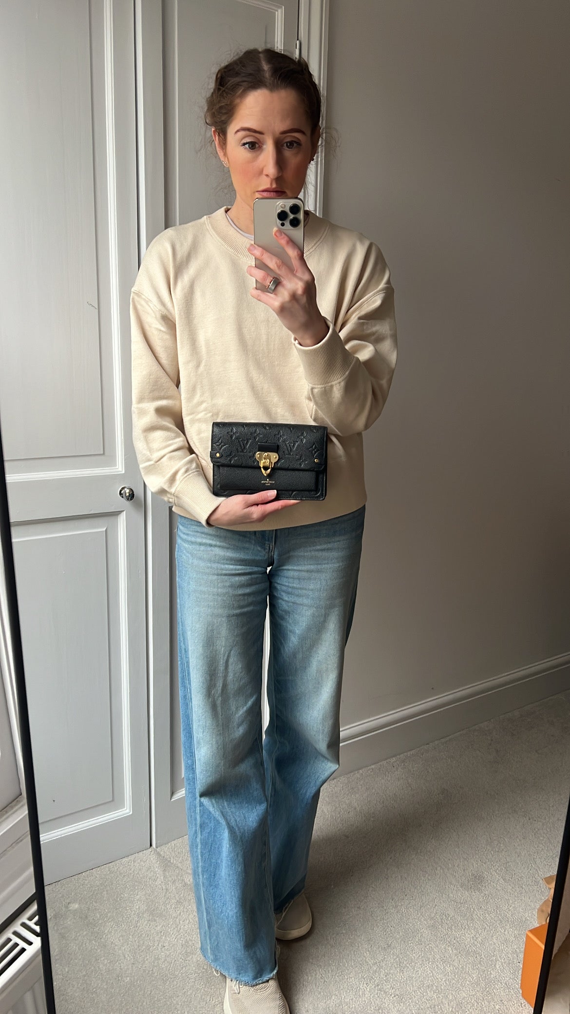 Louis Vuitton Black Empreinte Vavin Chain Wallet (RRP £1430)
