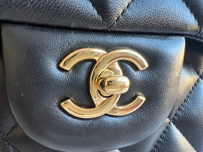 Chanel Jumbo Classic Flap in Black Lambskin Gold Hardware (RRP £9,830)