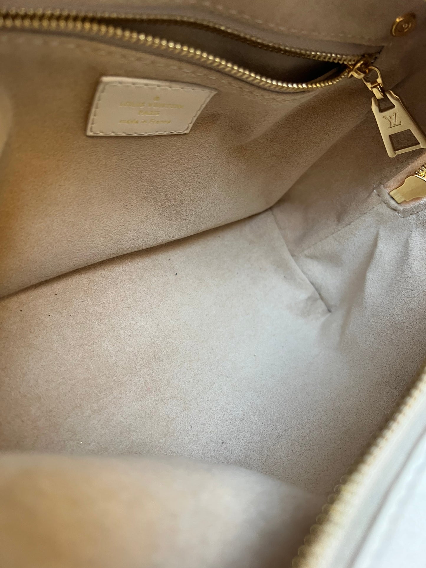 Louis Vuitton Cream Empreinte Petite Malle Souple Bag (RRP £2420)