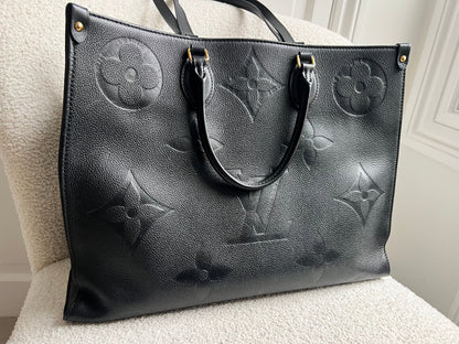 Louis Vuitton On the Go GM Black Empreinte (RRP £2,620)