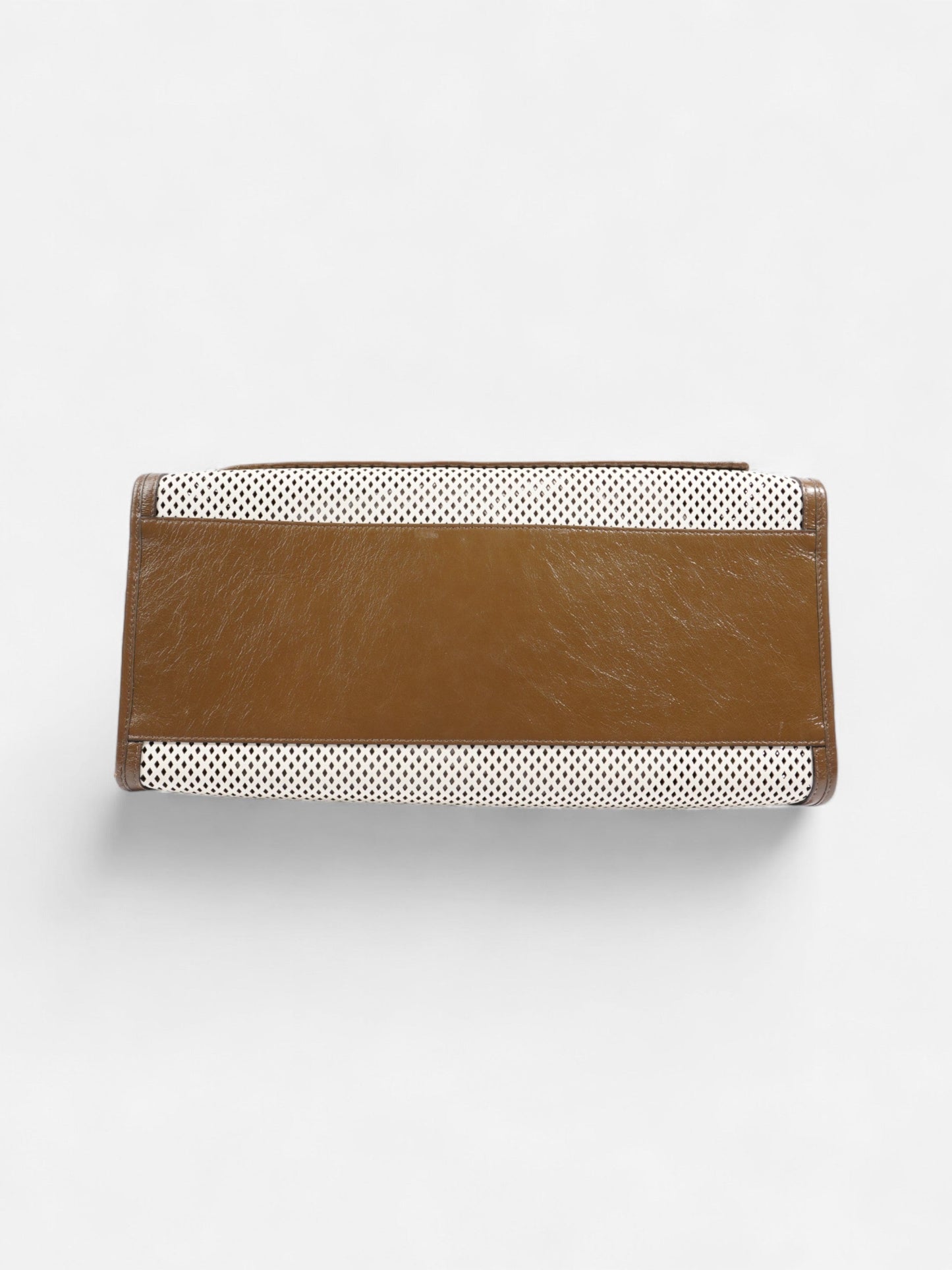 Fendi Luxury Leather Gold Handbag Leather