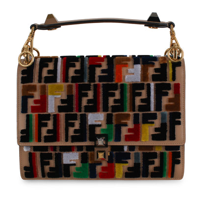 Fendi Kan I Leather Red Crossbody Style 4