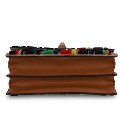 Fendi Kan I Leather Red Crossbody Style 4