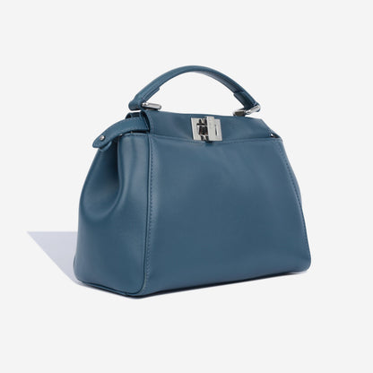 Fendi Peekaboo Lambskin Red Handbag