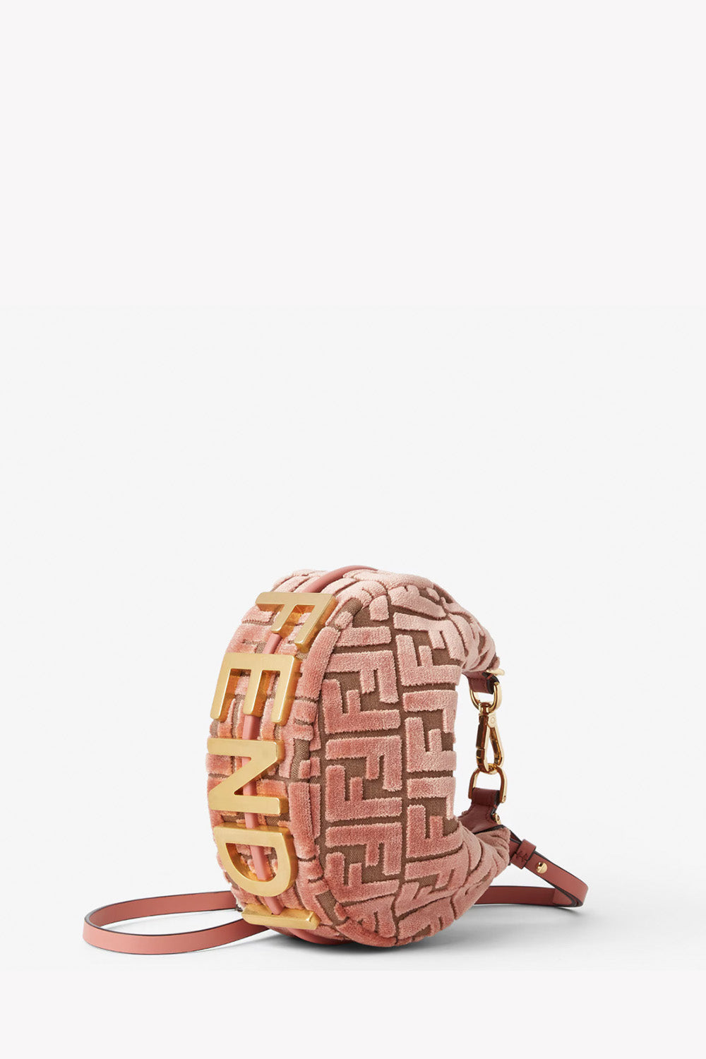 Fendigraphy Mini FF Jacquard Velvet Mini Bag