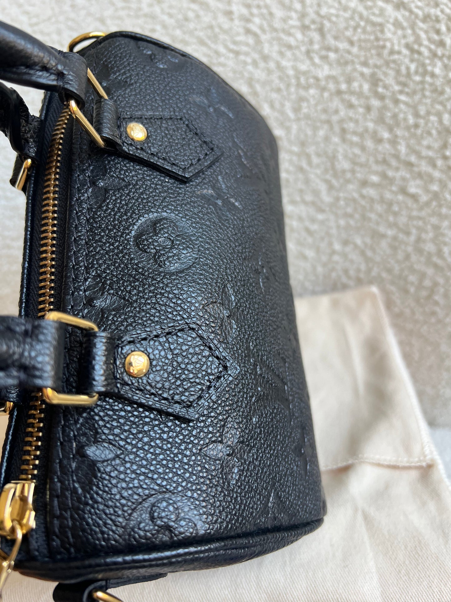 Louis Vuitton Speedy Nano Black Empreinte (RRP £1540)