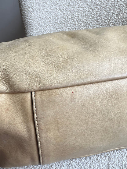 Chanel Beige Edgy Lambskin Large Hobo