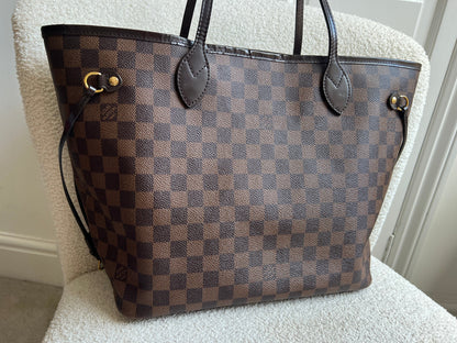 Louis Vuitton Neverfull MM Damier Ebene Cherry Interior (RRP £1,430)