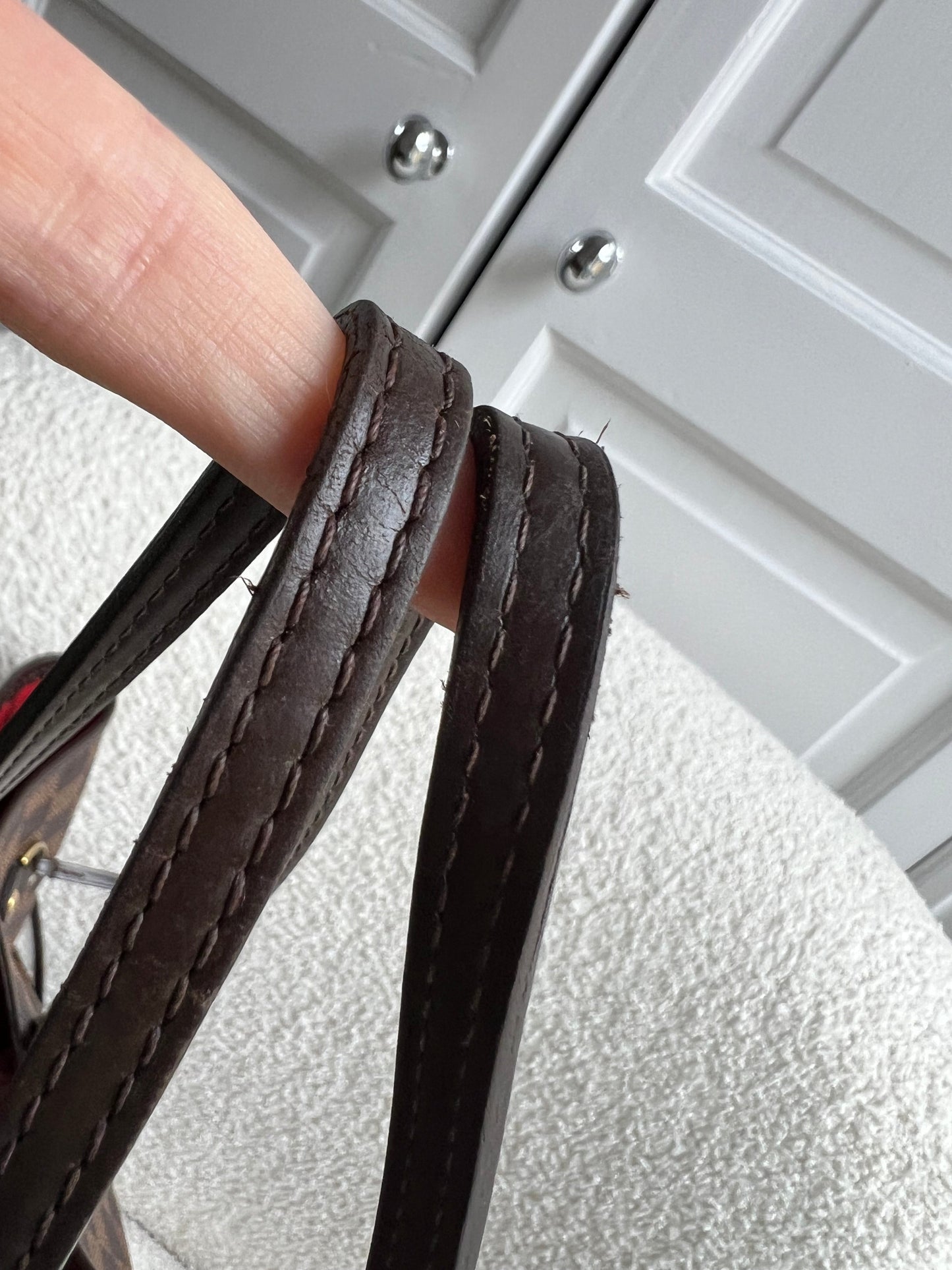 Louis Vuitton Neverfull MM Damier Ebene Cherry Interior (RRP £1,430)