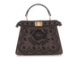 Fendi Gray Floral Embroidered Petite Peekaboo Iseeu