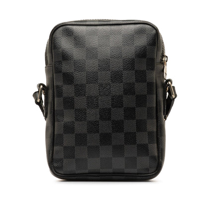 Black Louis Vuitton Damier Graphite Rem Crossbody Bag