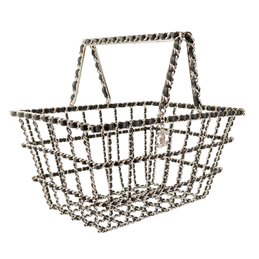 Chanel 2014 Runway Medium Grocery Shopping Basket