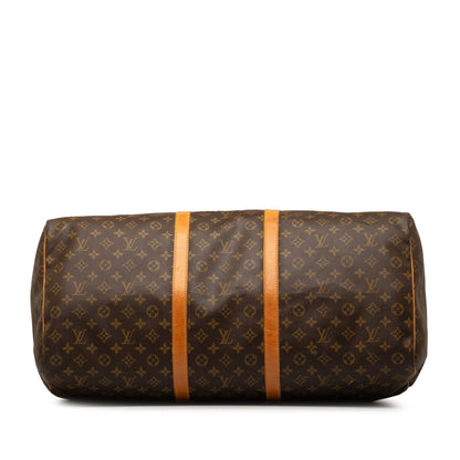 Brown Louis Vuitton Monogram Keepall 60 Travel Bag