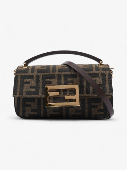 Fendi Baguette Zucca Brown Shoulder Bag