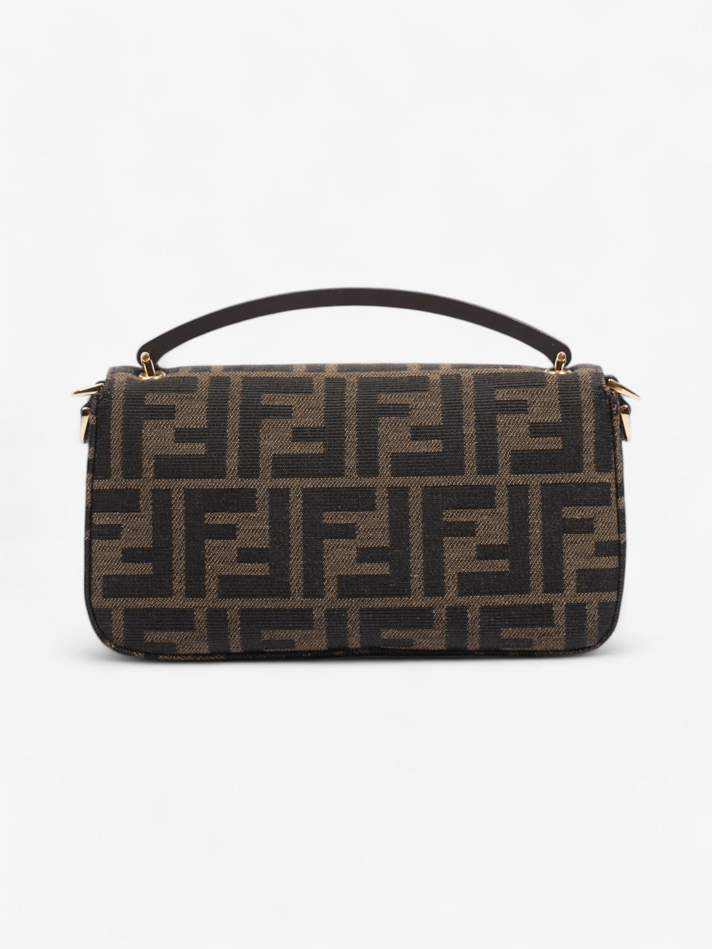 Fendi Baguette Zucca Brown Shoulder Bag