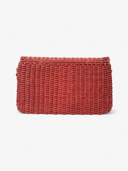 Chanel Classic Flap Red Wicker