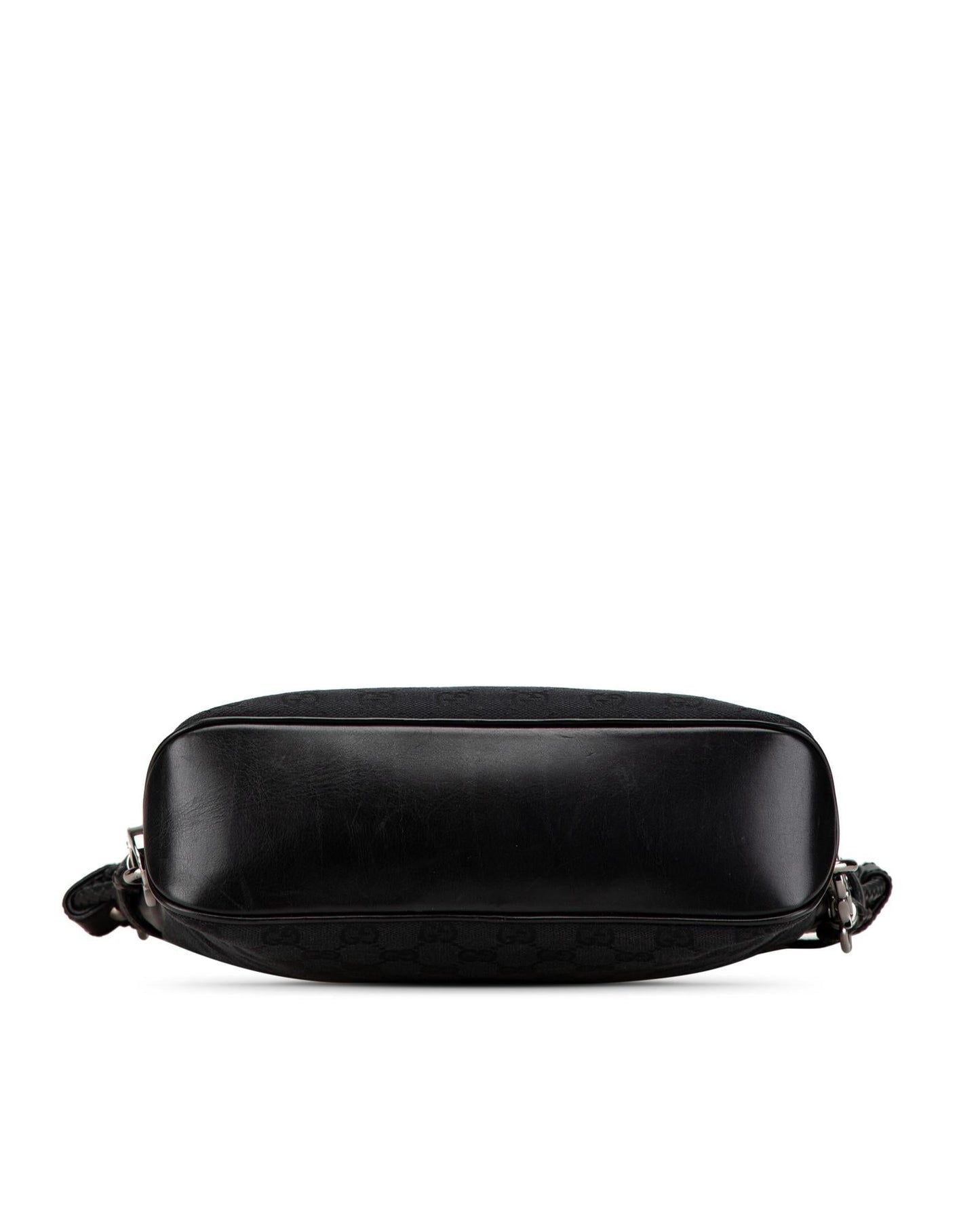 Canvas Crossbody Bag with Braided Shoulder Straps and Magnetic Closure