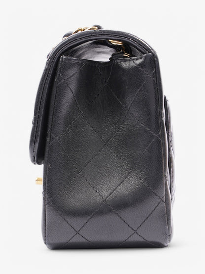 Chanel Classic Square Flap Black Lambskin Leather Mini