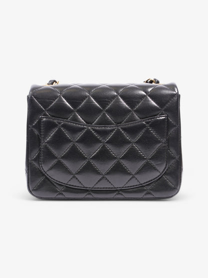 Chanel Classic Square Flap Black Lambskin Leather Mini