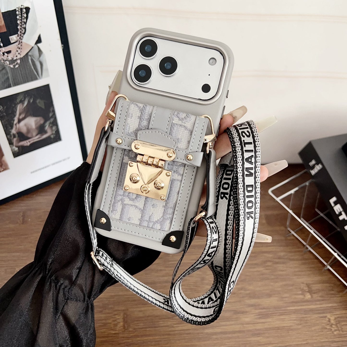 Fashion Dior Crossbody Phone Case iPhone
