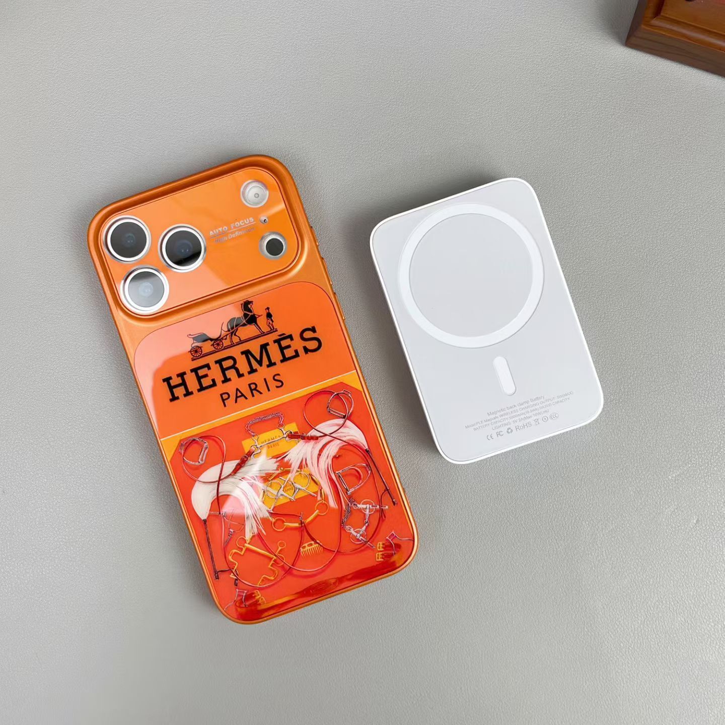 Magsafe Hermes Case iPhone 1417 / Pro / Pro Max