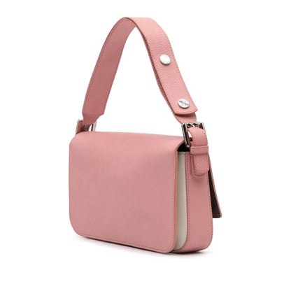 Fendi Baguette Calfskin Red Shoulder Bag Calfskin