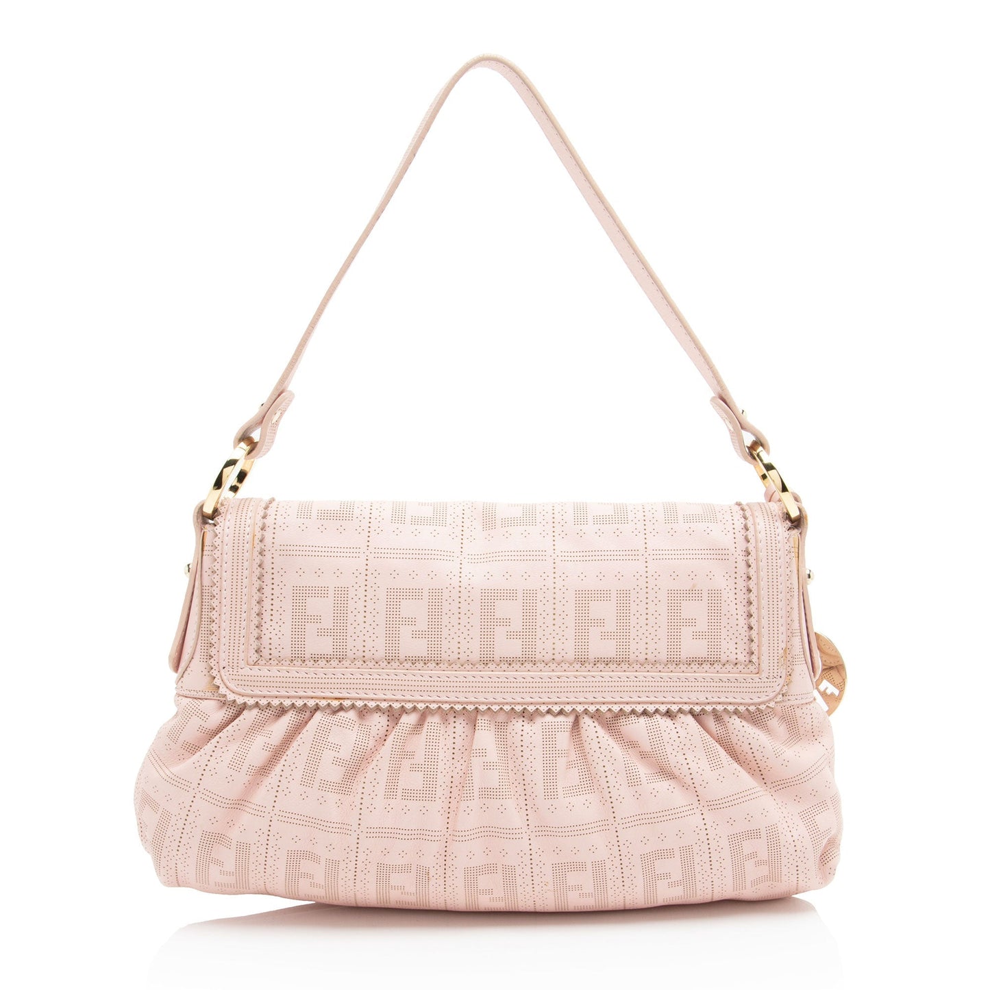 Fendi FF Canvas By The Way Soft Medium Boston Bag