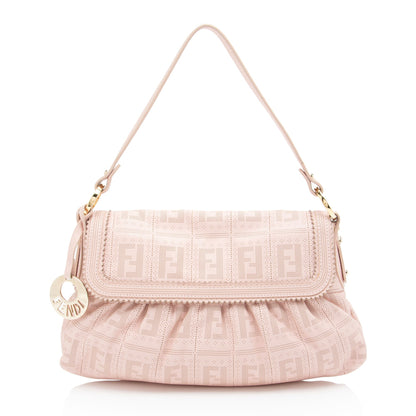 Fendi Perforated FF Calfskin Chef Small Bag