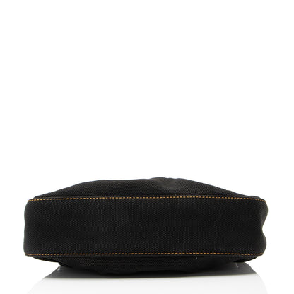 Fendi Shearling FF Baguette Shoulder Bag