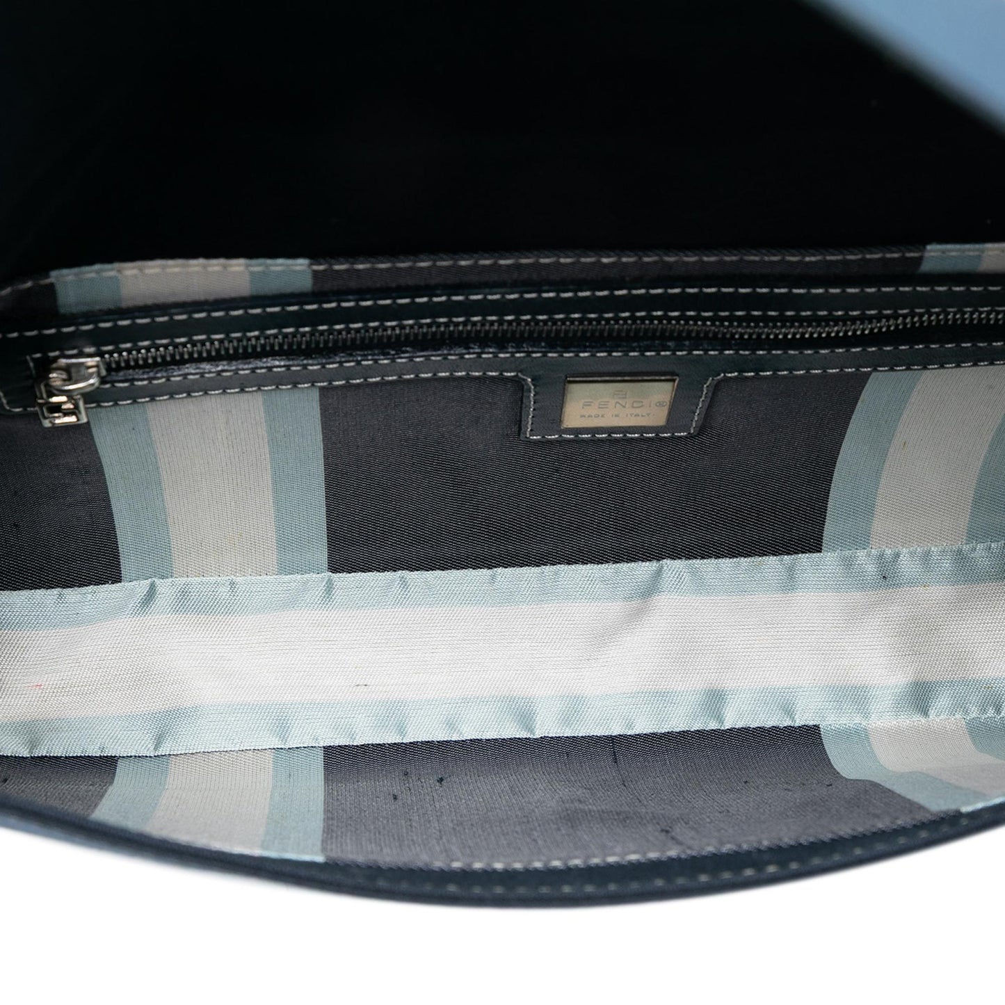 Fendi Baguette Canvas Red Shoulder Bag Style 47