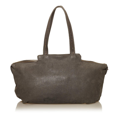 Fendi Chains Leather Tote Bag (SHG-29529)
