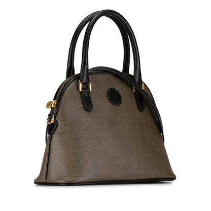 Fendi Coated Canvas Dome Satchel (SHG-iVEUje)
