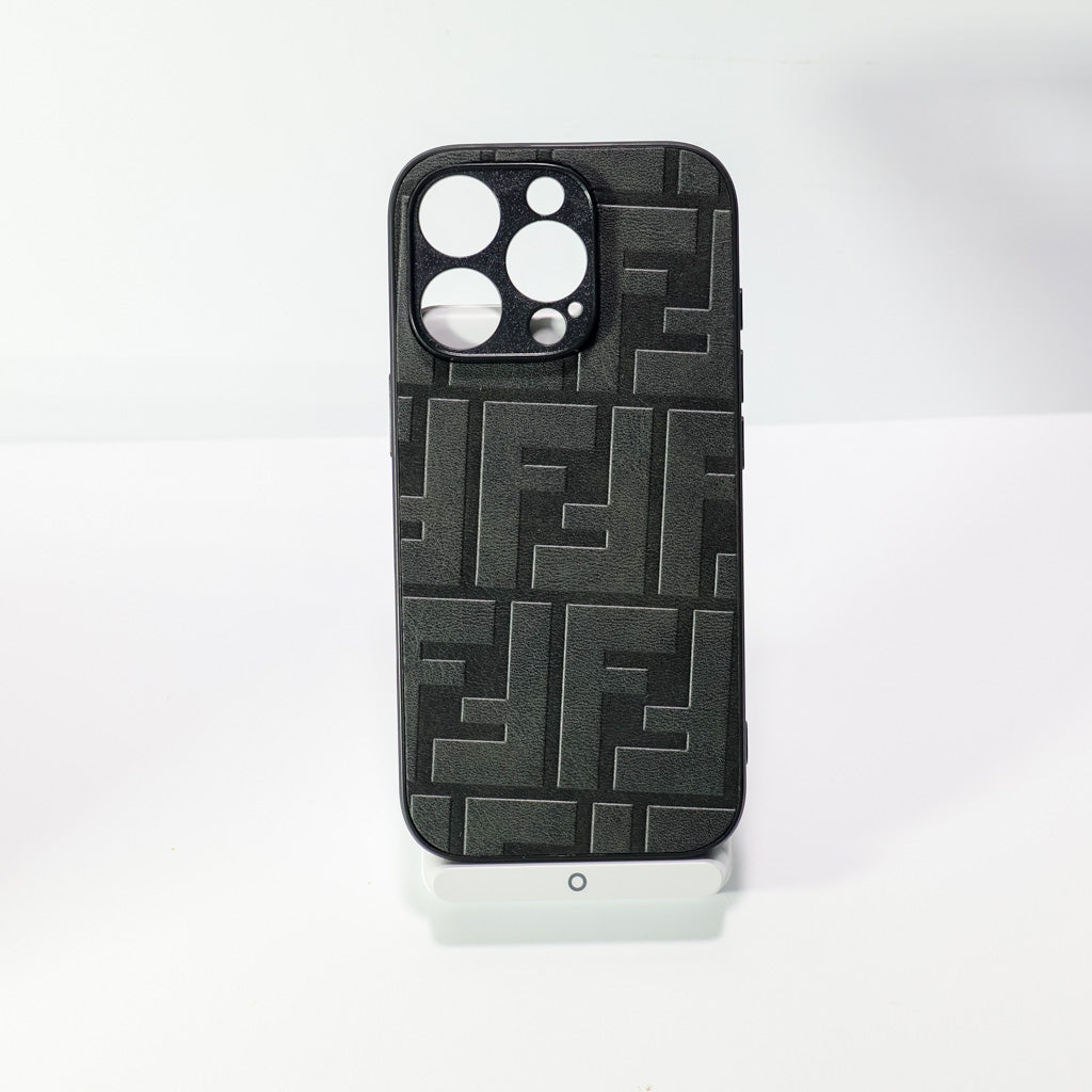Fendi Leather iPhone Case for 1217 Pro Max Plus
