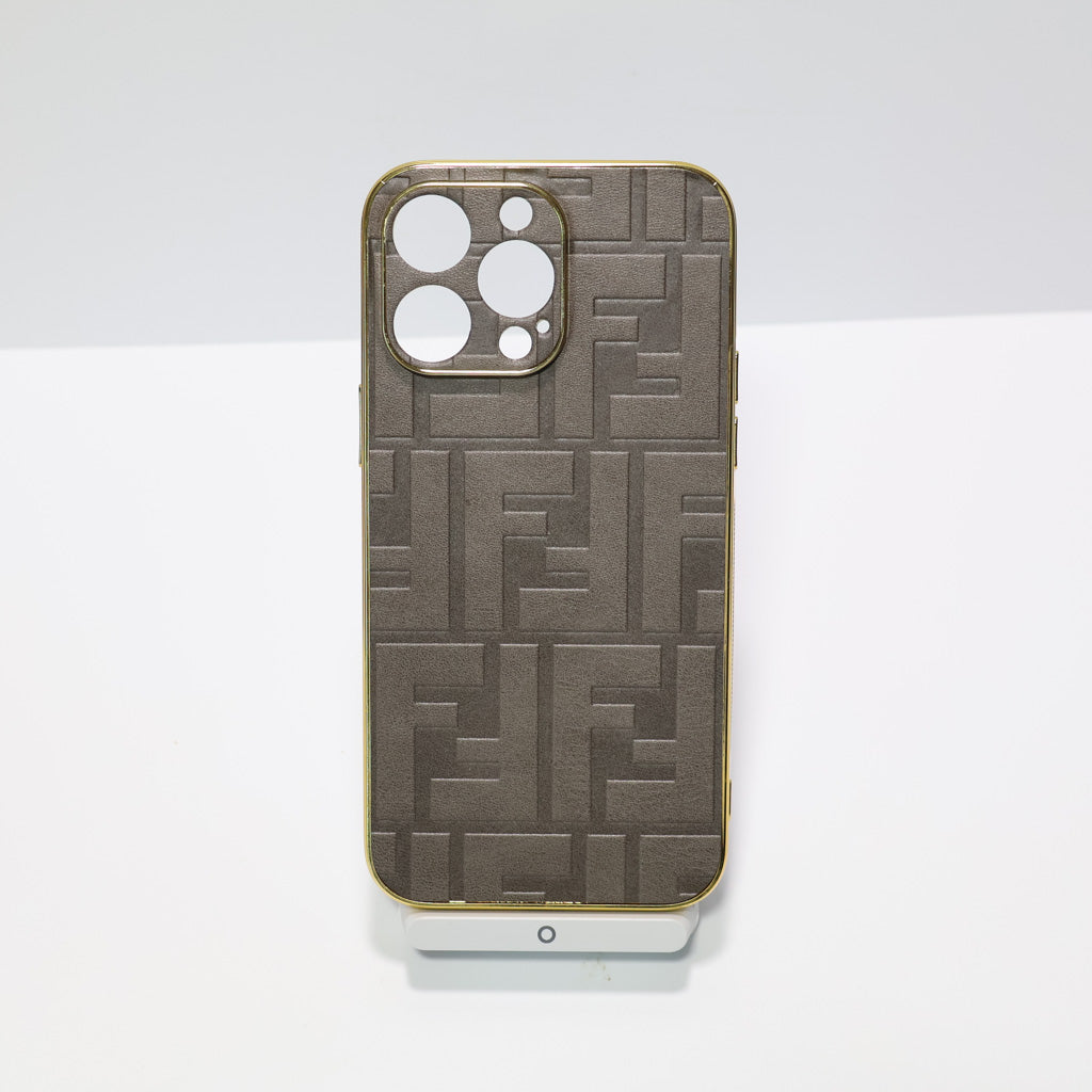 Fendi Electroplated iPhone Case