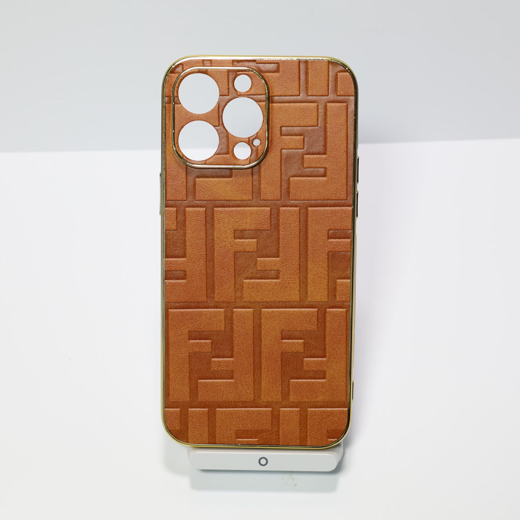 Fendi Electroplated iPhone Case
