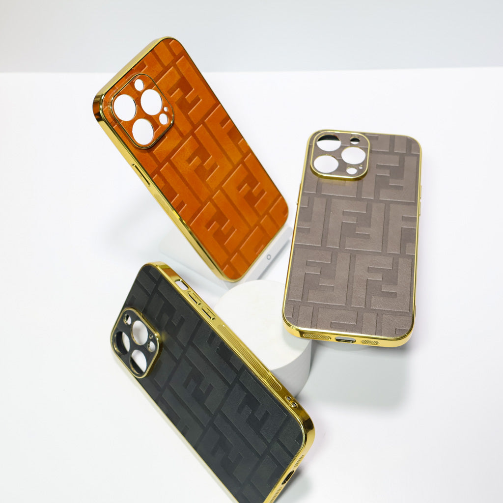 Fendi Electroplated iPhone Case