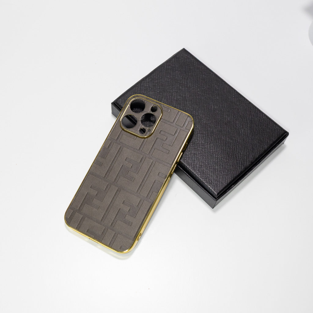 Fendi Electroplated iPhone Case