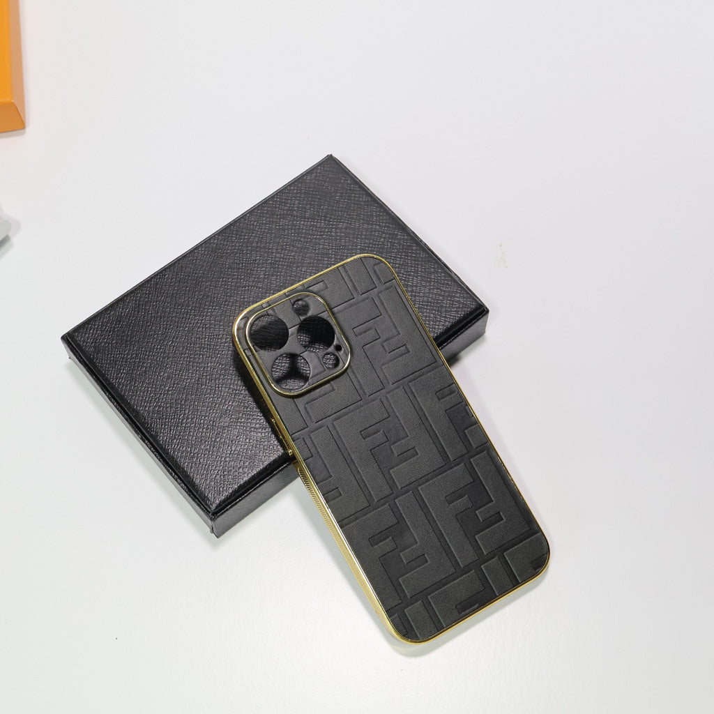 Fendi Electroplated iPhone Case