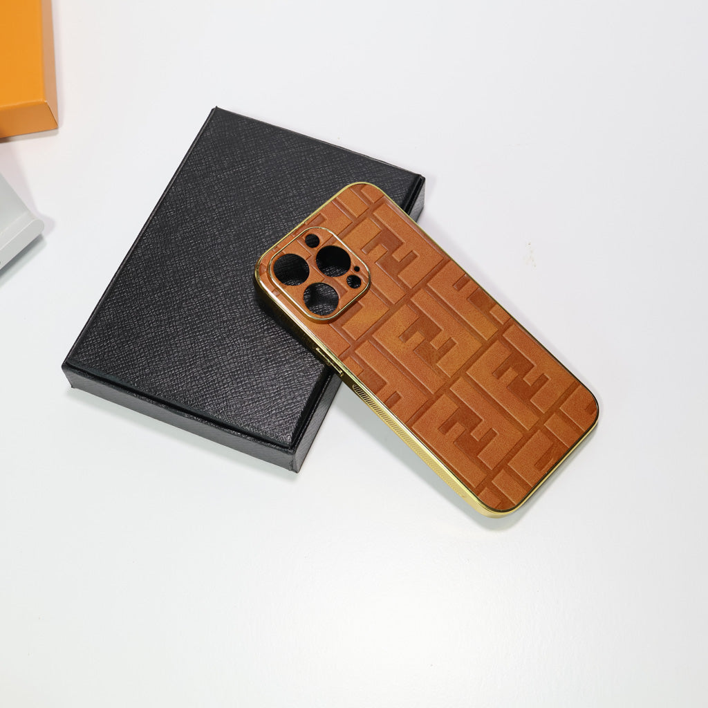 Fendi Electroplated iPhone Case